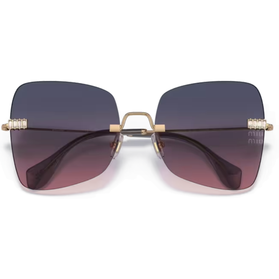 MIU MIU SUNGLASSES GOLD/PINK/BLUE