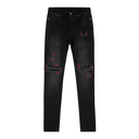 KSUBI VAN WINKLE RED BOTTLE TRASHED DENIM BLACK