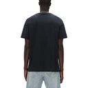 INSIDE OUT TEXTURED TEE IN DARK GRAY