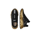 VERSACE KIDS TRIGRECA SNEAKERS BLACK/GOLD