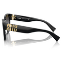 MIU MIU GLIMSPE SUNGLASSES BLACK/GOLD