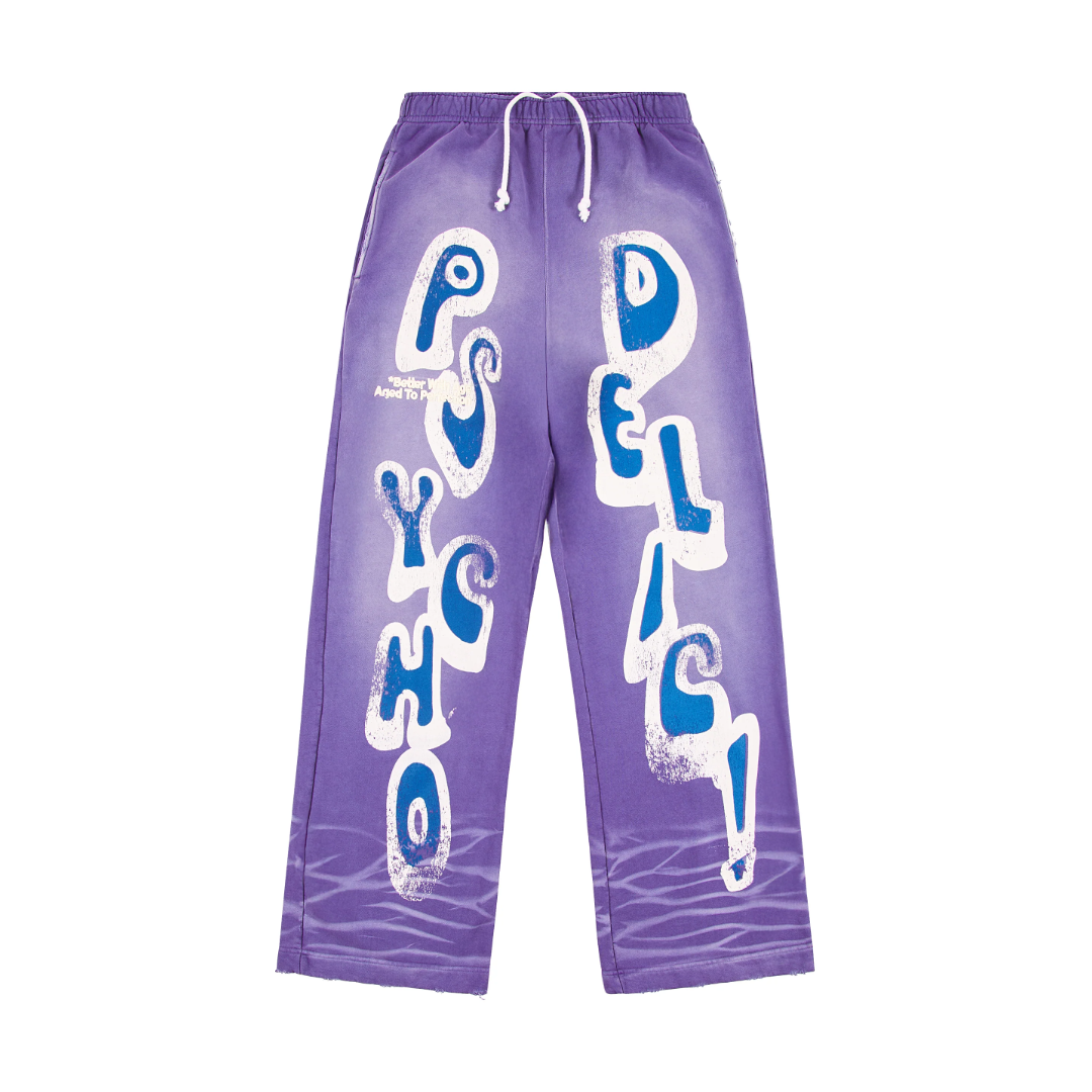 PURPLE PSYCHO SWEATPANTS