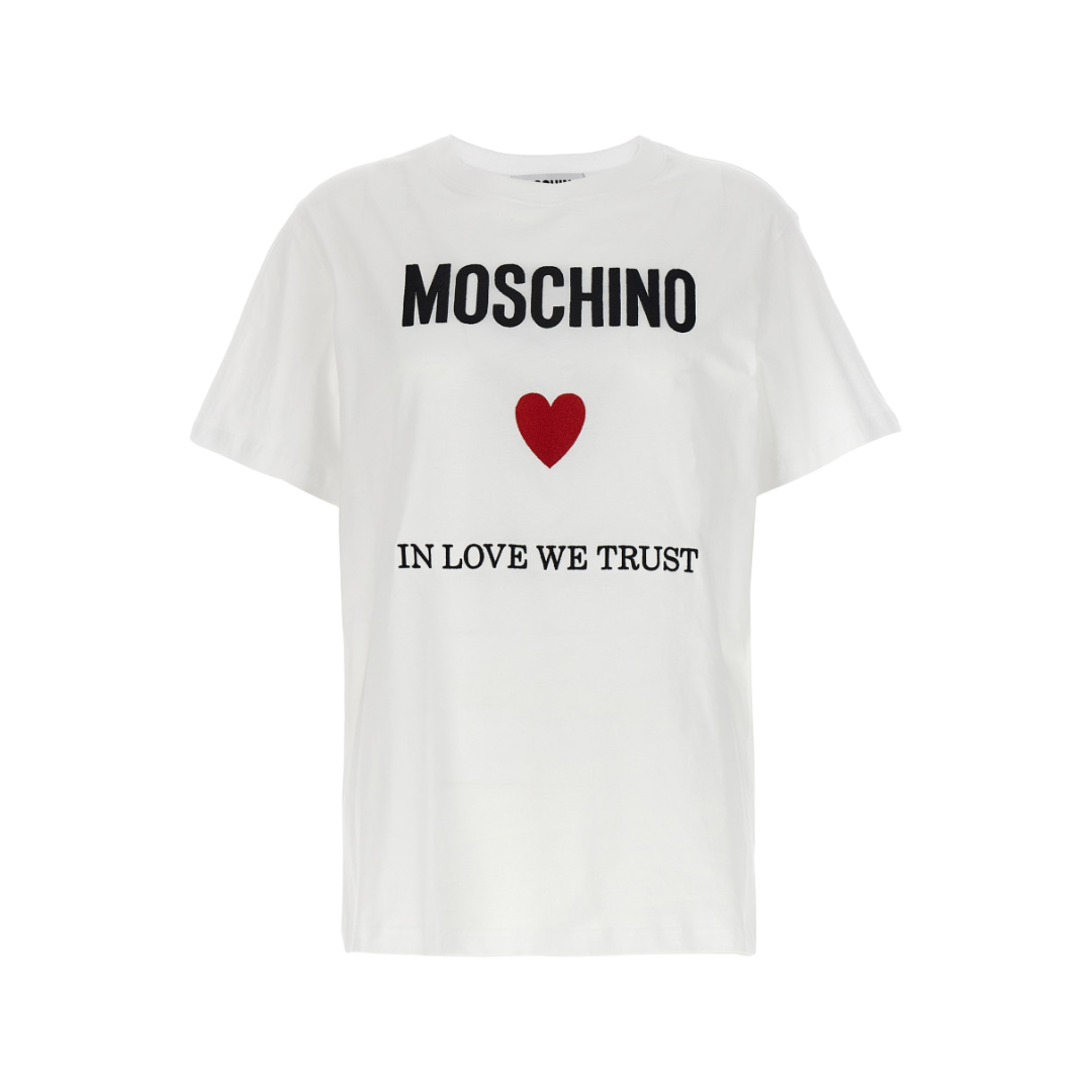 IN LOVE WE TRUST T-SHIRT WHITE