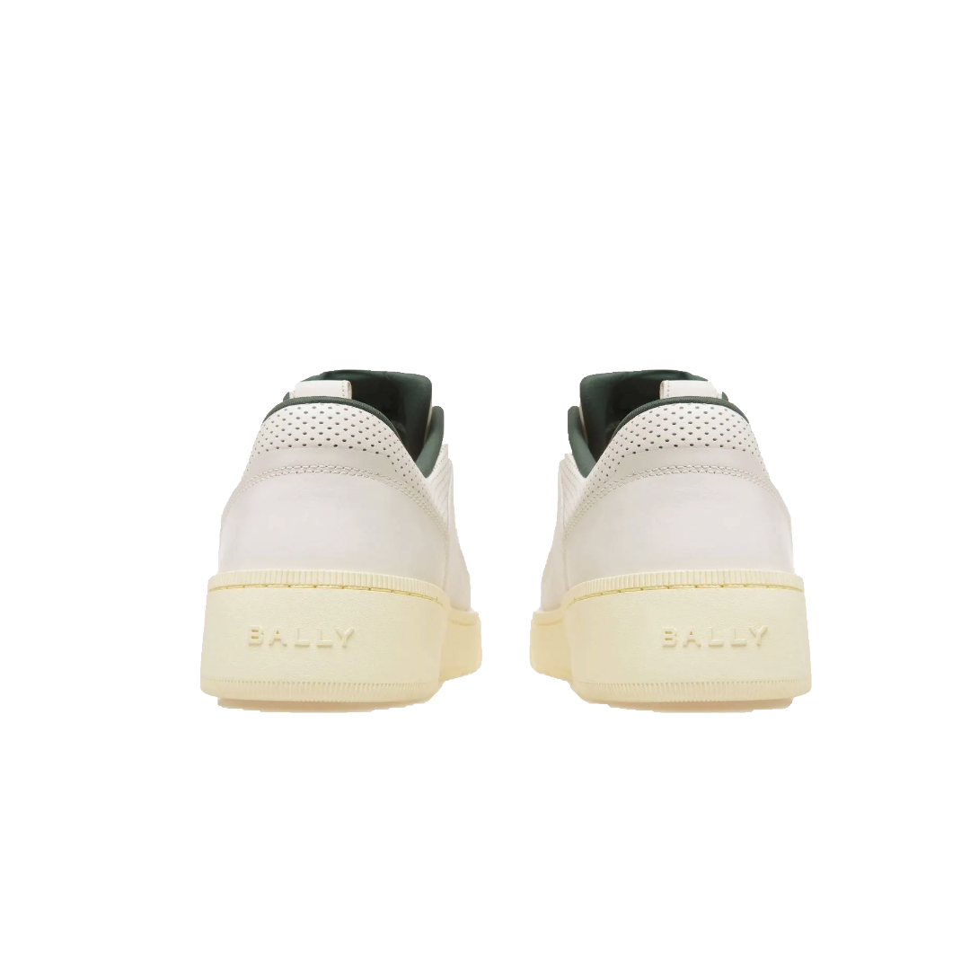 BALLY RIWEIRA-FO RAISE SNEAKERS IN WHITE LEATHER