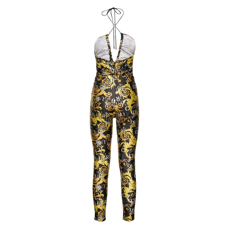 VERSACE JEANS COUTURE SKETCH ALL OVER WOMENS BODY SUIT