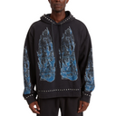 FLAME GLASS HOODED PULLOVER