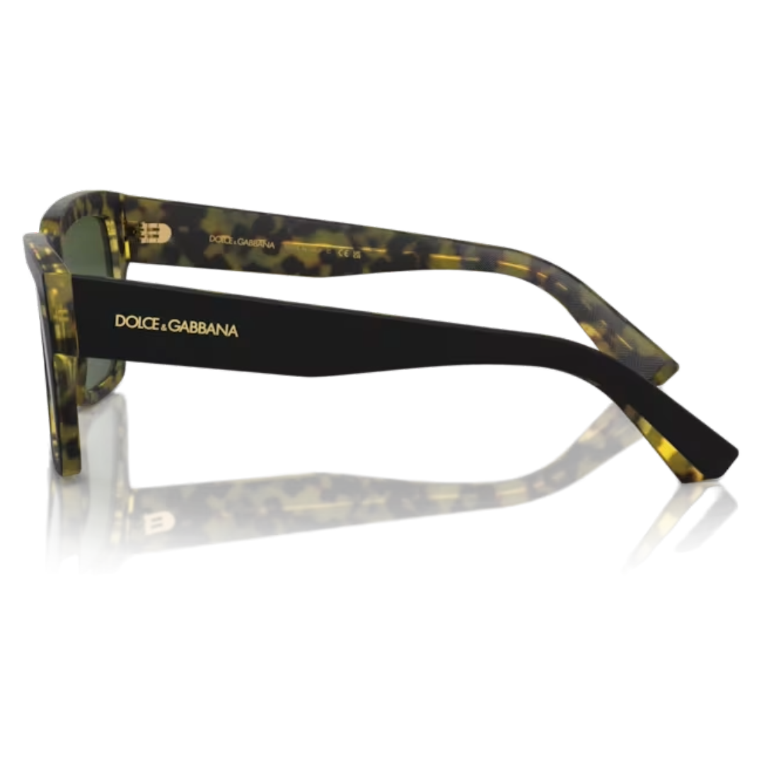 DOLCE & GABBANA SQUARE 0DG4431 BLACK/YELLOW