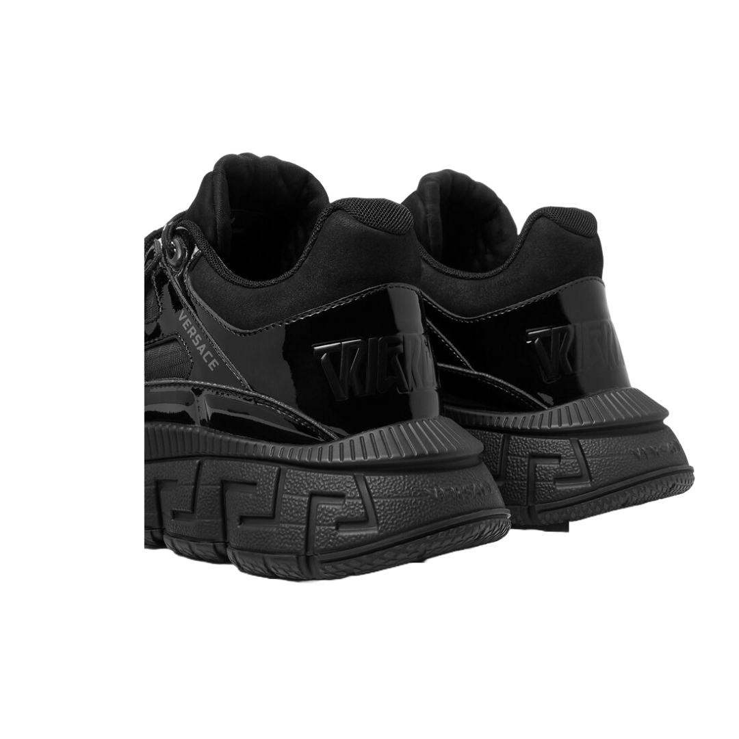 VERSACE TRIGRECA SNEAKERS BLACK/BLACK