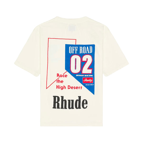 RHUDE RHUDE 02 TEE VTG WHITE
