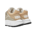 VERSACE BAROCCO JACQUARD TRIGRECA SNEAKERS BEIGE