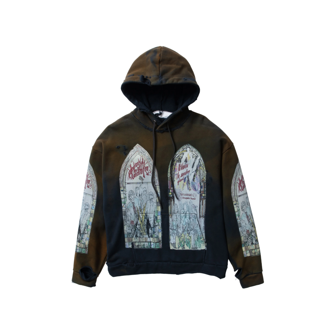 MOTLEY HOODED PULLOVER