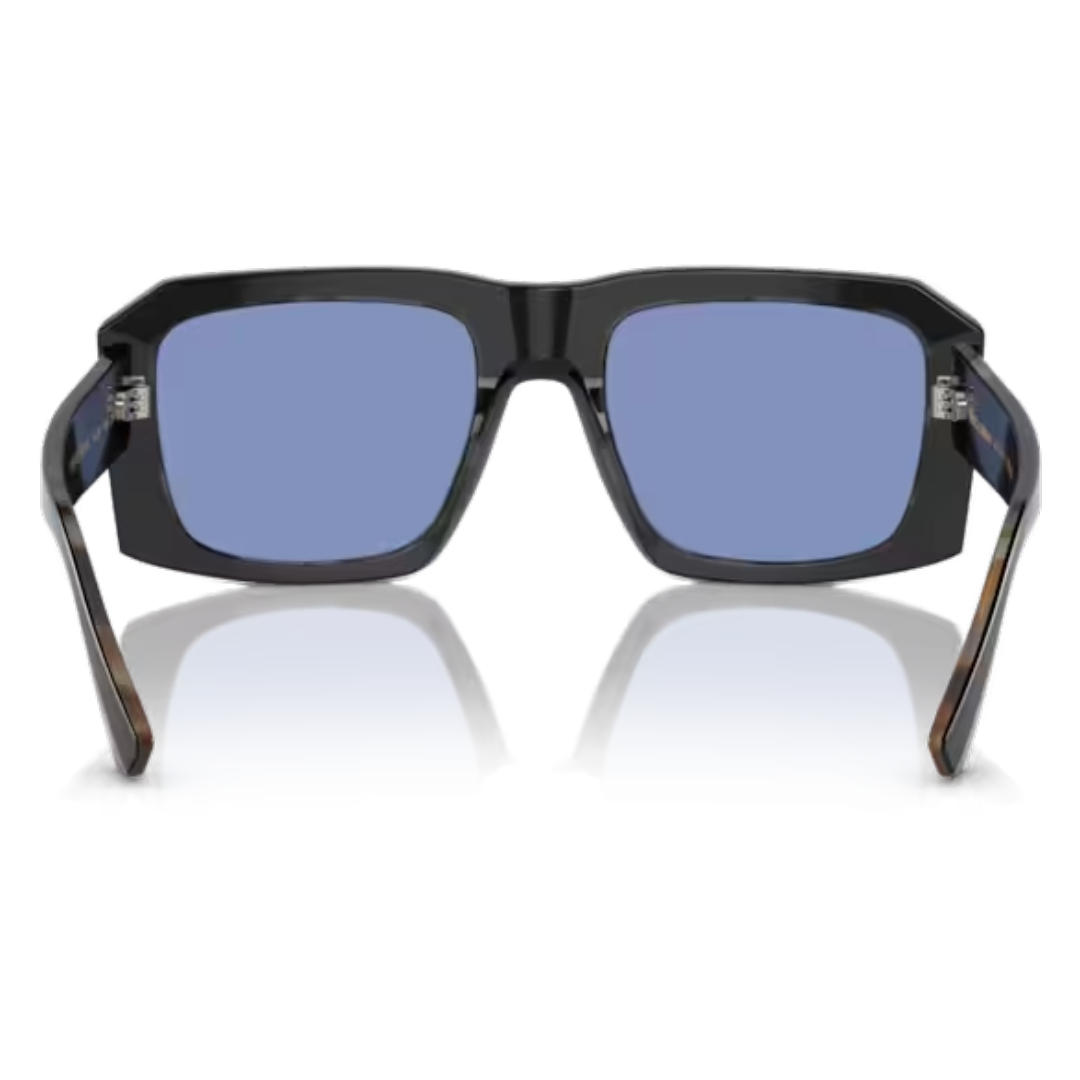 DOLCE & GABBANA SQUARE SUNGLASSES 0DG4430 BLACK/GREY/BLUE