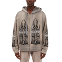 WINGED ZIP UP