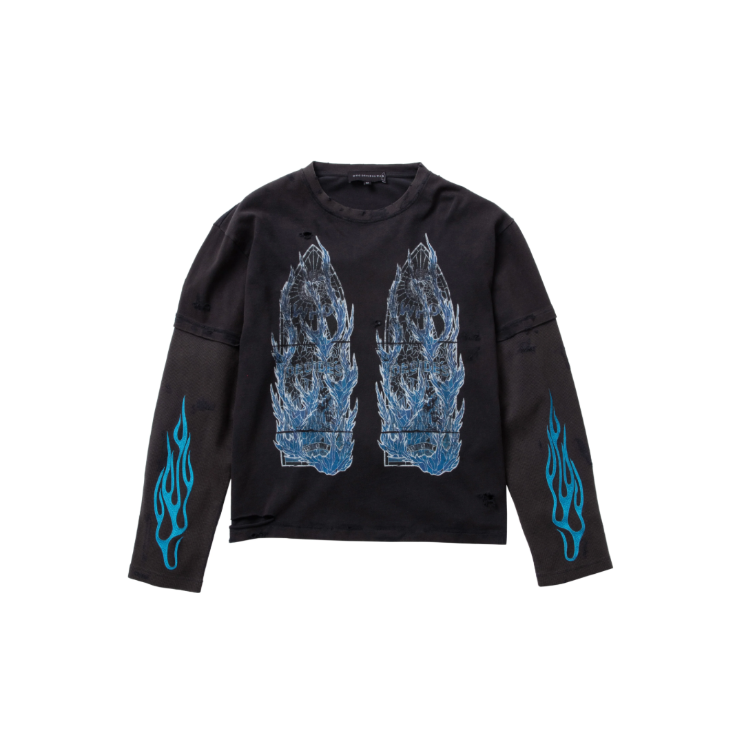FLAME GLASS DOUBLE JERSEY