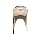 TRAPPER HAT WITH KNIT PATCH