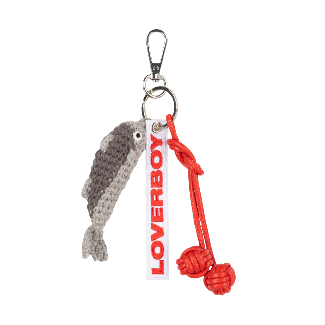 KNITTED BAG CHARM