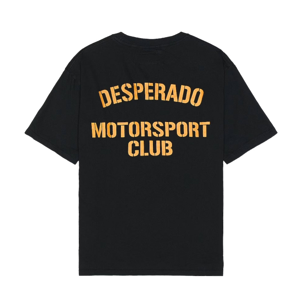 RHUDE DESPERADO MOTORSPORT TEE VTG BLACK