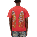 RHINESTONE FLAME GLASS JERSEY RED
