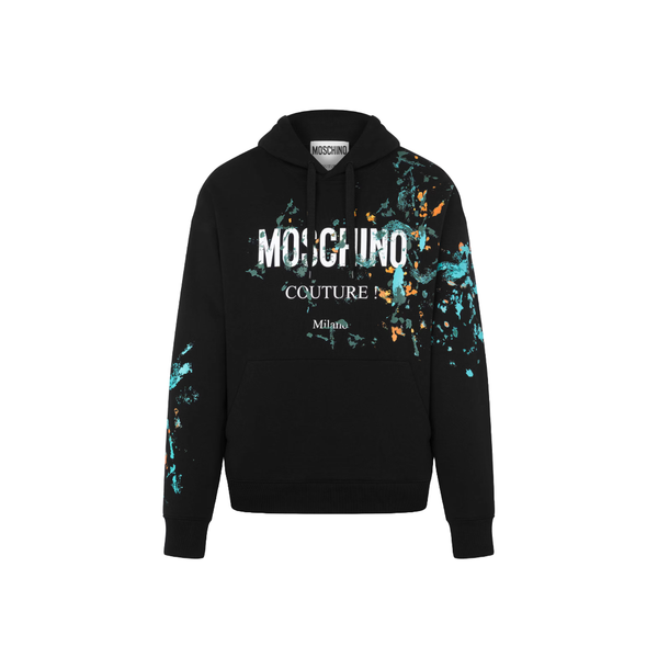 MOSCHINO PAINTED EFFECT HOODIE