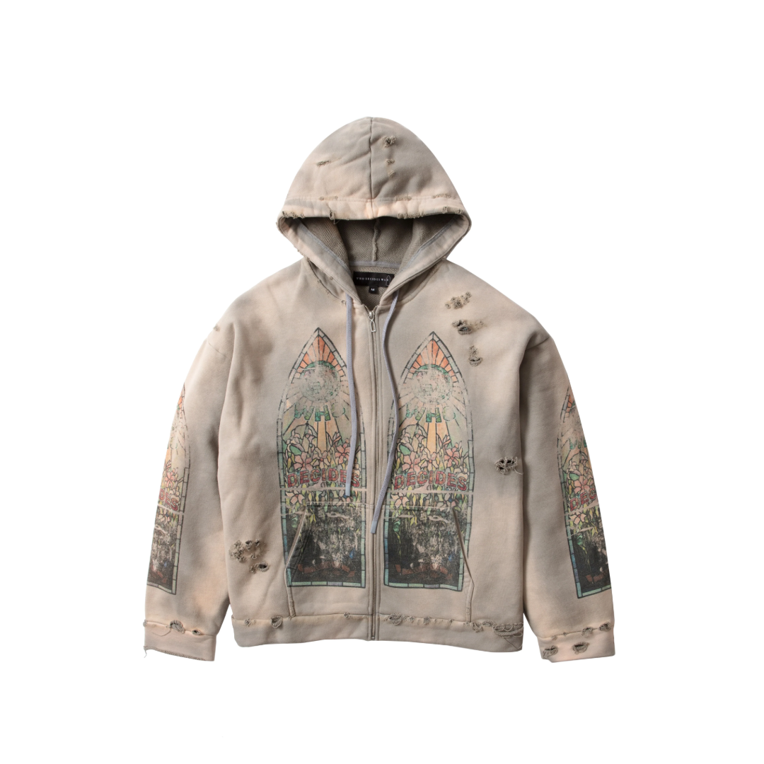 FADED ZIP UP