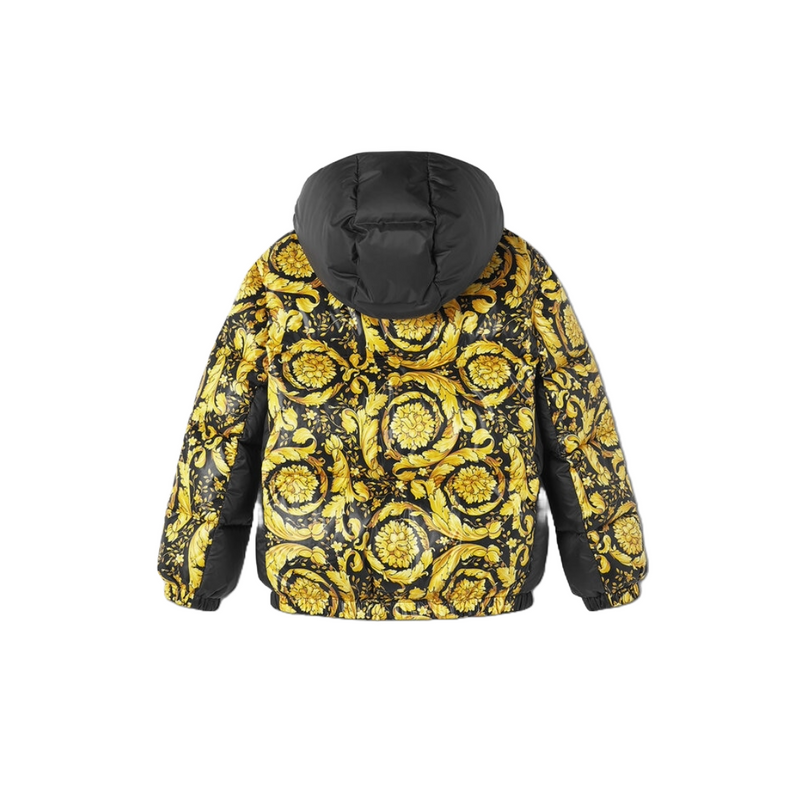 VERSACE KIDS BAROCCO PUFFER JACKET