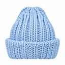 CHUBBY BEANIE IN LIGHT BLUE
