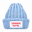 CHUBBY BEANIE IN LIGHT BLUE