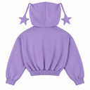 STAR HOODY IN LILAC