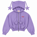 STAR HOODY IN LILAC