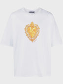GRAPHIC PRINT COTTON SHIRT WHITE