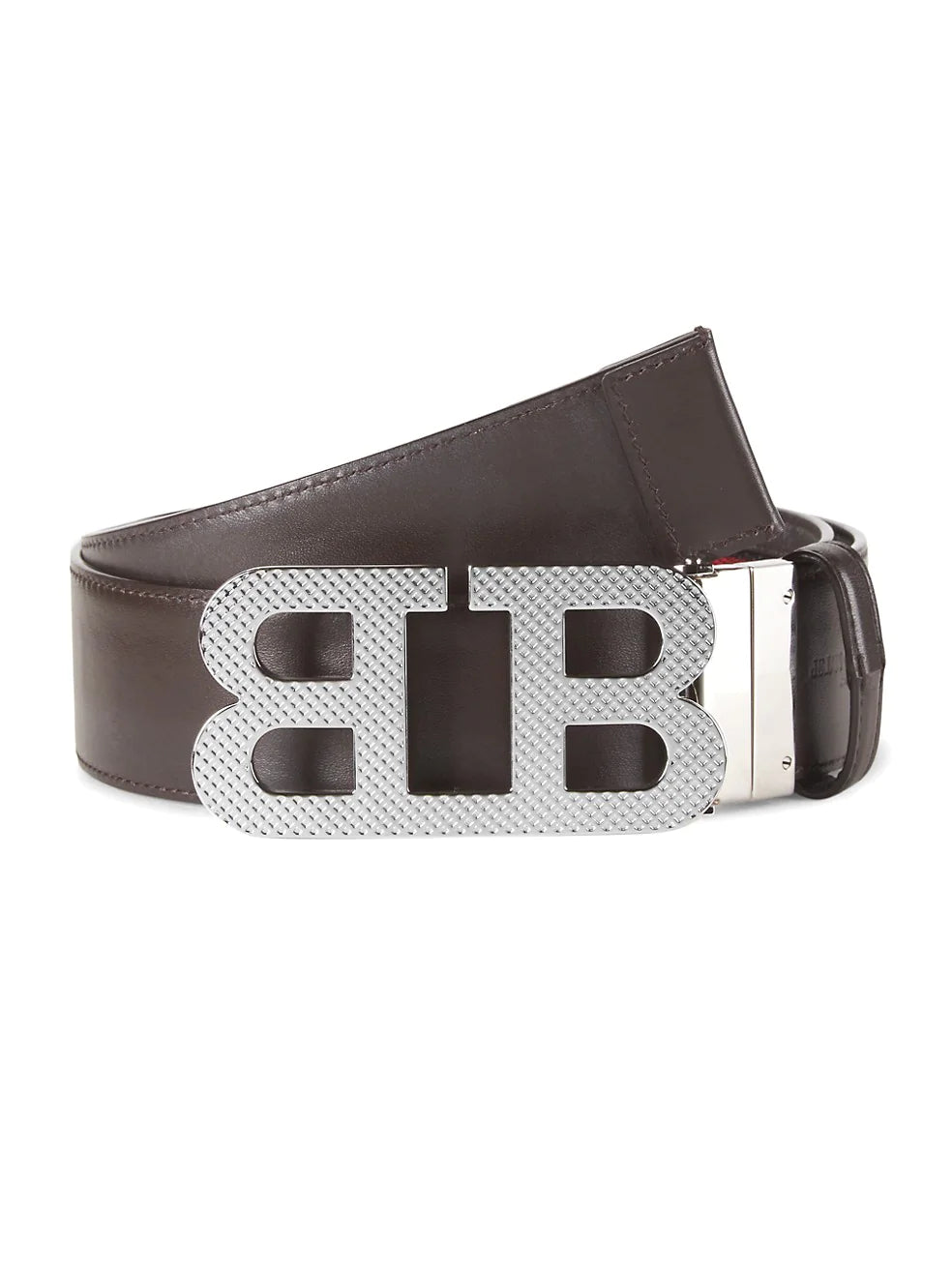 BALLY MIRROR B REVERSABLE BELT BLACK/BONE/BLACK