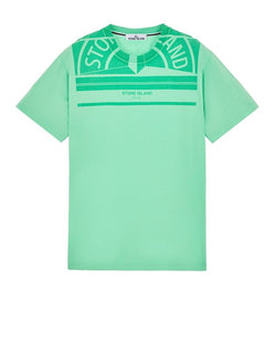 STONE ISLAND 2NS85 'MOSAIC THREE' TSHIRT LIGHT GREEN