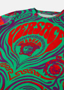 VERSACE MEDUSA MUSIC KIDS T-SHIRT MINI ME ORANGE-MULTICOLOR