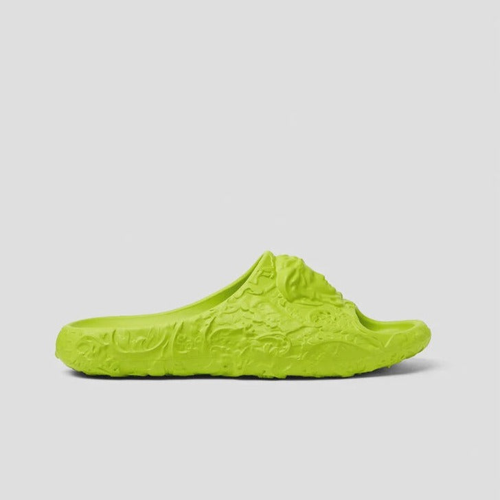 VERSACE MEDUSA DIMENSION SLIDERS LIME