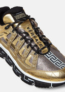 VERSACE TRIGRECA SNEAKERS  ORO/MULTICOLOR