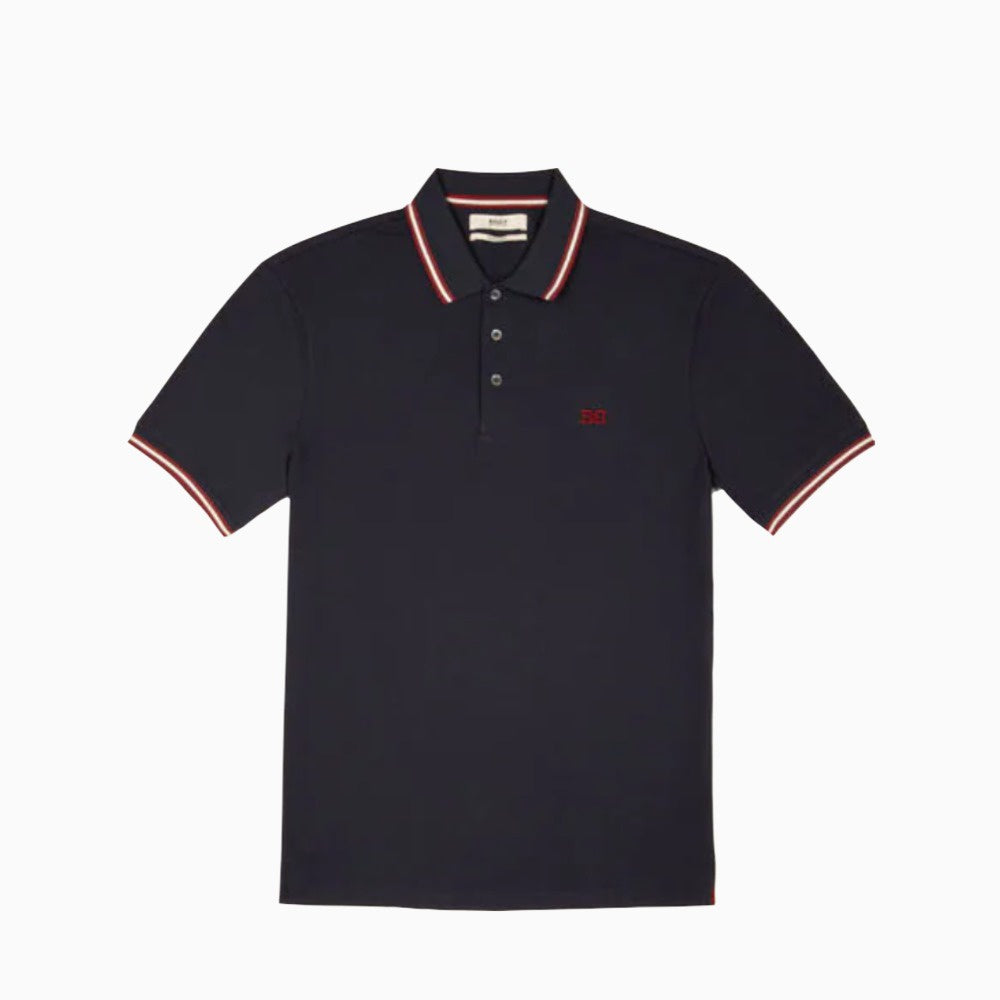 BALLY B-CHAIN POLO NAVY-RED