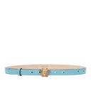 VERSACE LA MEDUSA CRYSTAL LEATHER BELT SPLASH-ORO