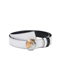 Versace belt white outlet and gold