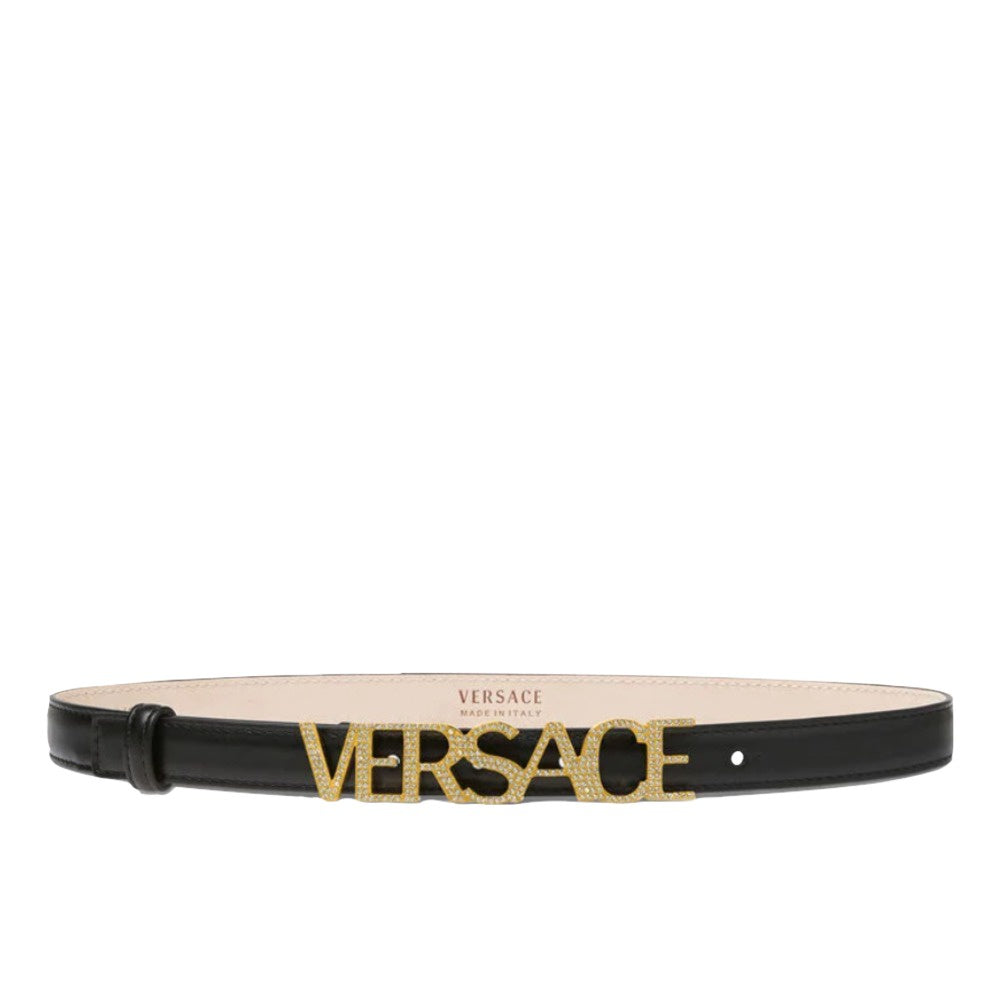 VERSACE LOGO CRYTSAL BELT