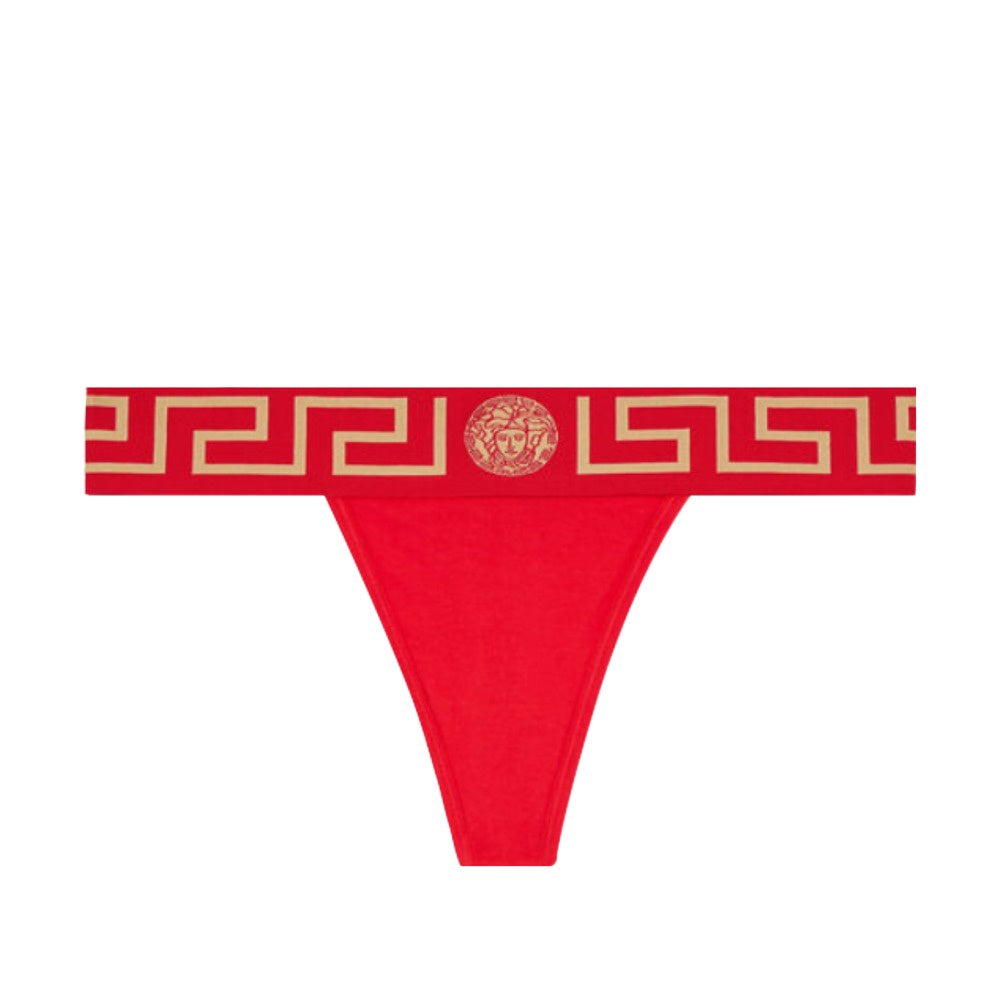 Versace Greca Border Thong for Women