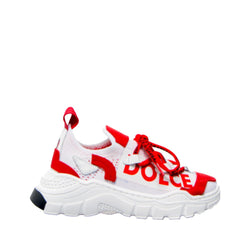 DOLCE & GABBANA KIDS SNEAKERS RED-WHITE