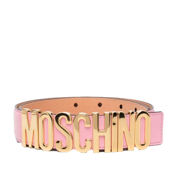MOSCHINO COUTURE BELT PINK-GOLD