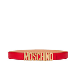 MOSCHINO COUTURE BELT RED-GLD