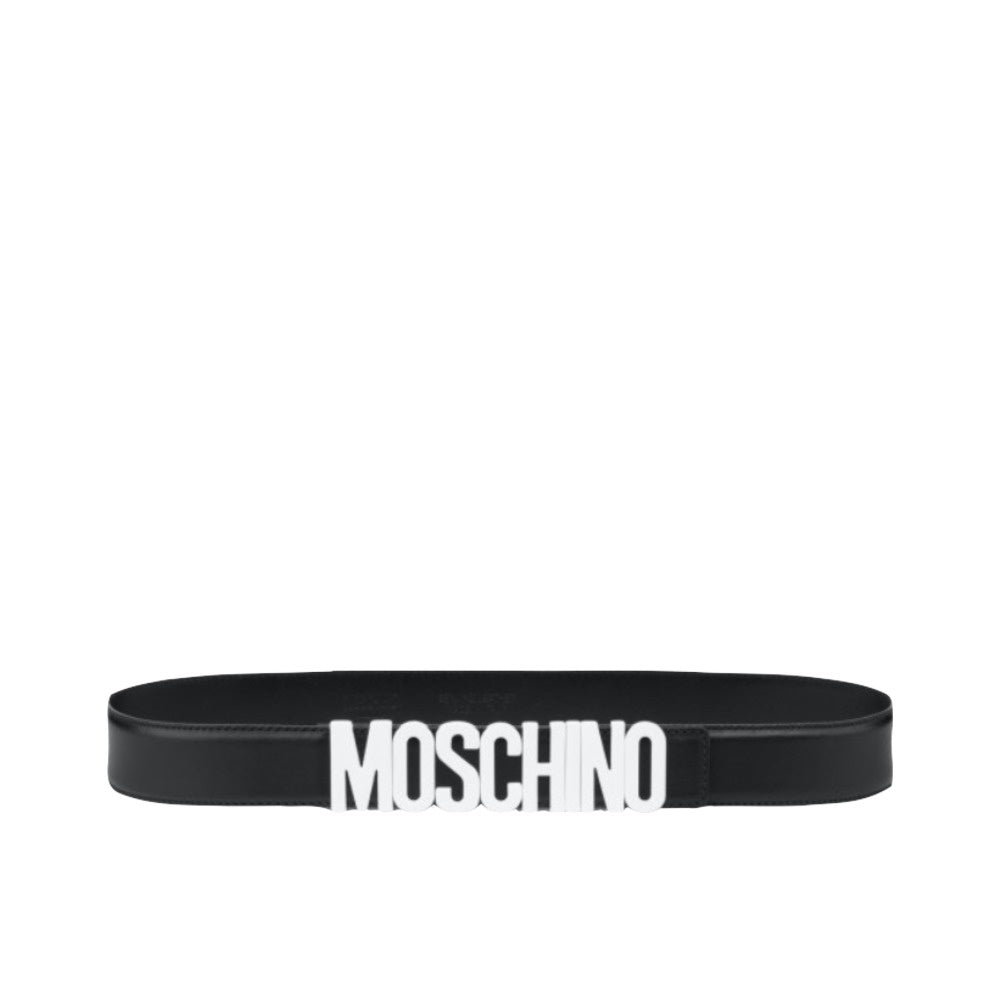 MOSCHINO COUTURE BELT BLACK-WHITE