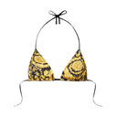 VERSACE BAROCCO PRINT BIKINI TOP