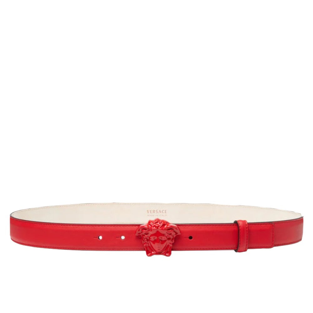 VERSACE LA MEDUSA LEATHER BELT CANNA-CANNA