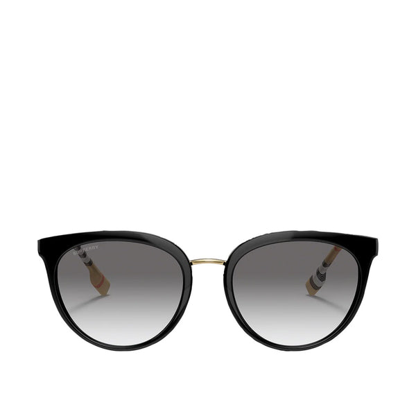 BURBERRY WILLOW SUNGLASSES BLACK-GREY GRADIENT