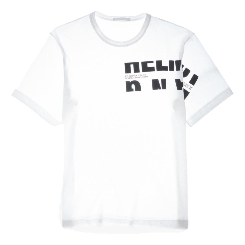 HELMUT LANG MARCO-MIX TEE WHITE-BLACK