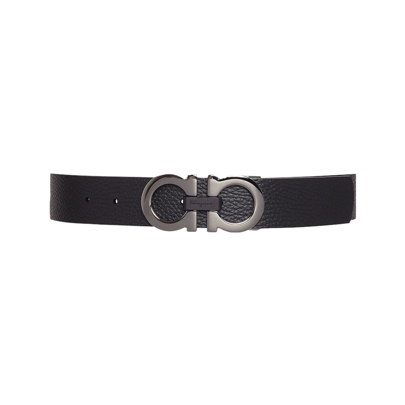SALVATORE FERRAGAMO Men's Reversible/Adjustable Belt-678783, Nero/Hickory,  40: Buy Online at Best Price in UAE 