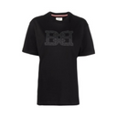 BALLY MENS LOGO PRINT SHORT SLEEVE T-SHIRT BLACK/GREY